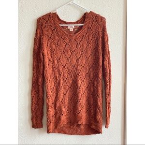 Autumn 🍂 Rust Cable Sweater!